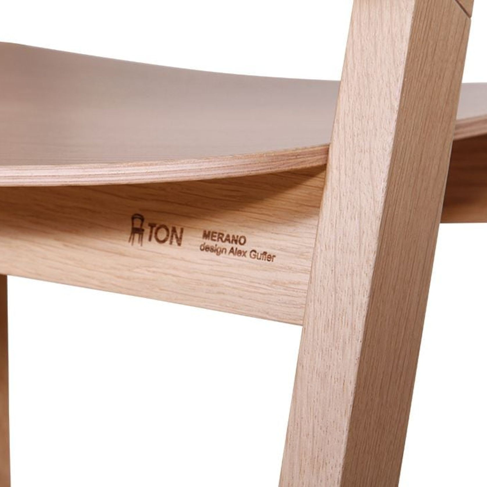 Merano Stool - Natural Oak - by TON gallery detail image