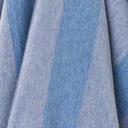NZ Wool Throw - Stripe Blue | 100% Merino Wool gallery detail image