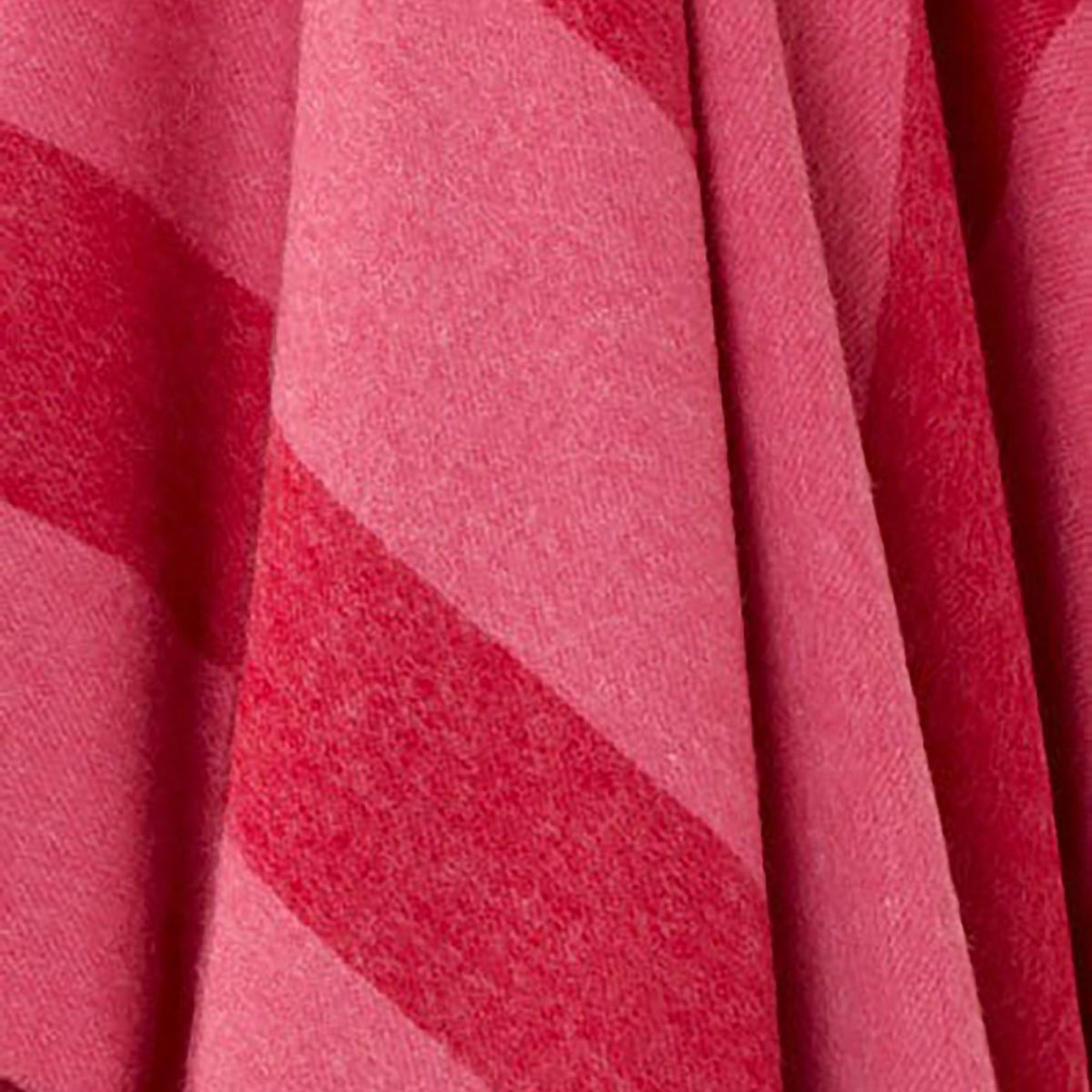 NZ Wool Throw - Stripe Pink | 100% Merino Wool gallery detail image