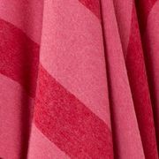 NZ Wool Throw - Stripe Pink | 100% Merino Wool gallery detail image