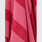 NZ Wool Throw - Stripe Pink | 100% Merino Wool gallery detail image