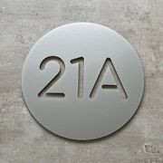 Personalised House Number Circle Sign gallery detail image
