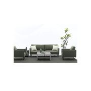 Milan 2-Seater Lounge Set - Green gallery detail image