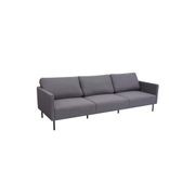 Milan 3 seater Sofa - Black gallery detail image
