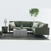 Milan Corner Sofa - Green gallery detail image