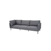 Milan Corner Sofa - Black gallery detail image