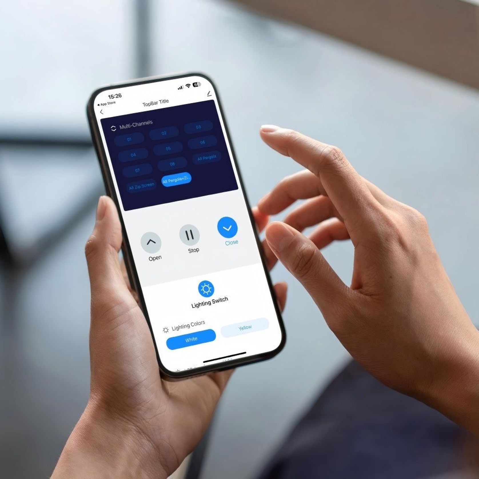 Tasman Motorised Wall Mounted Louvre Roof gallery detail image