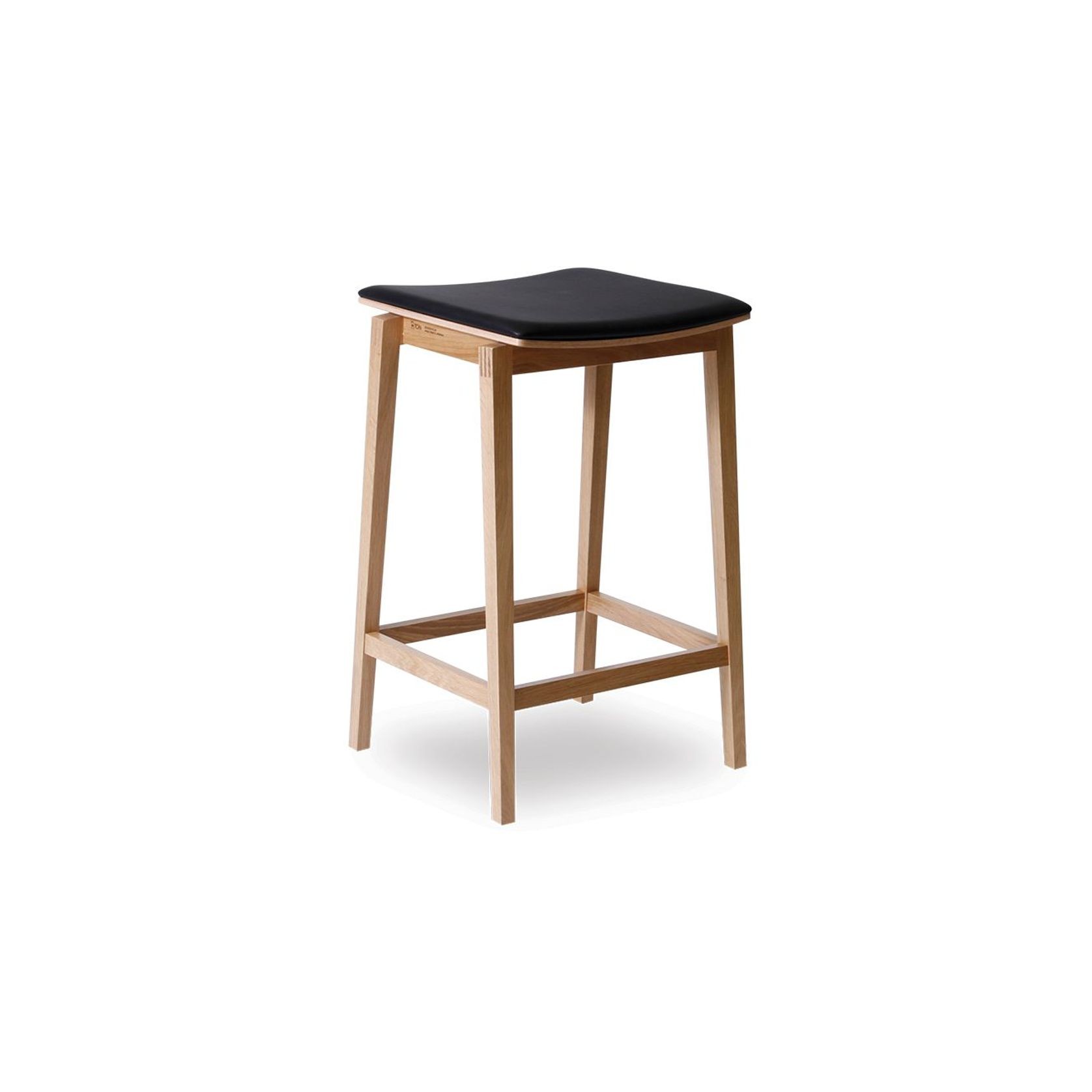 Stockholm Kitchen Stool - Natural Oak  - by TON gallery detail image