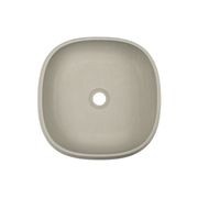 Solid Limestone Square Basin - Matte Stone Finish - Above Counter Top - 440 x 440mm gallery detail image