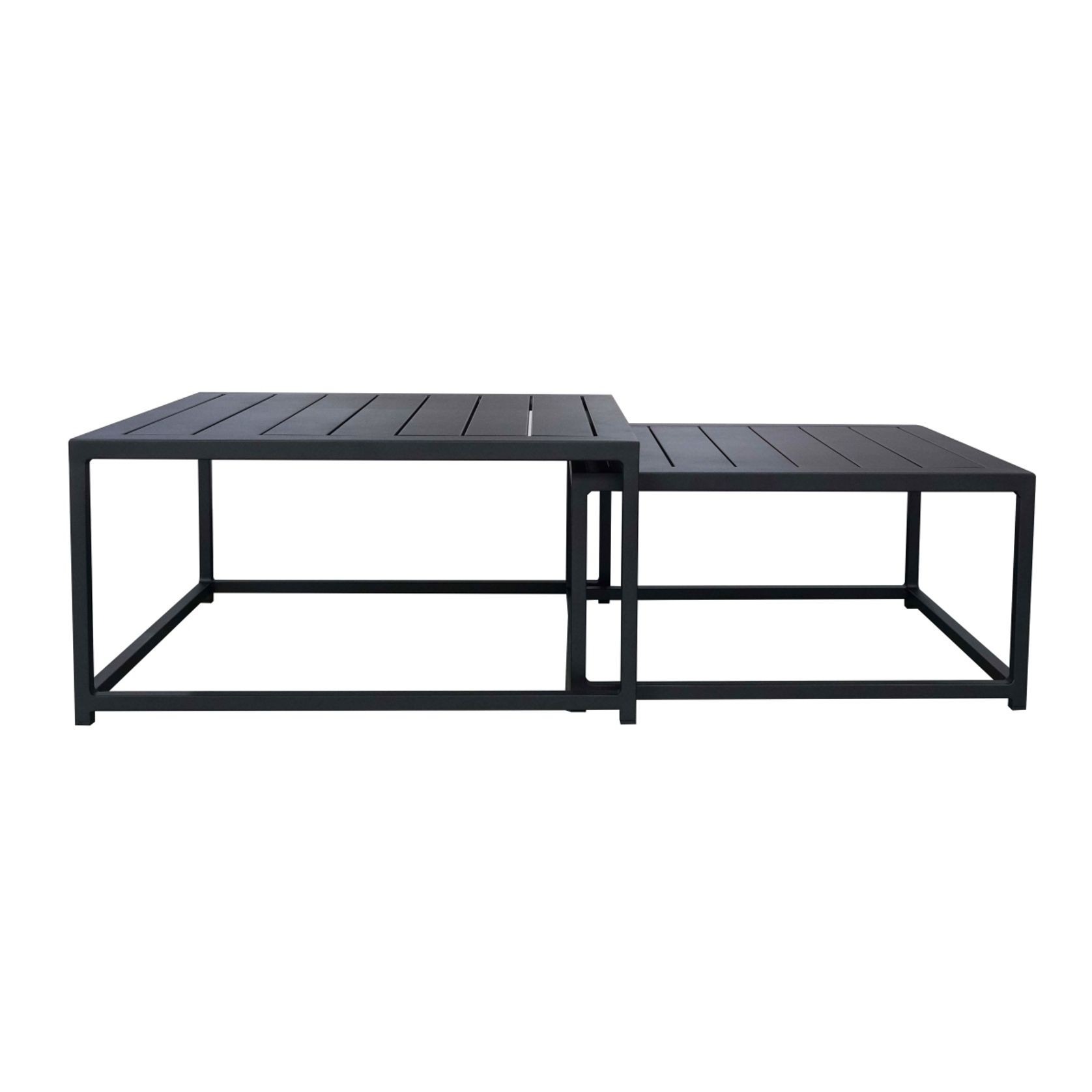 Mood Square Coffee Table Set Black gallery detail image