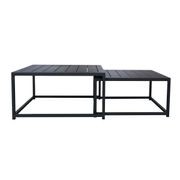 Mood Square Coffee Table Set Black gallery detail image