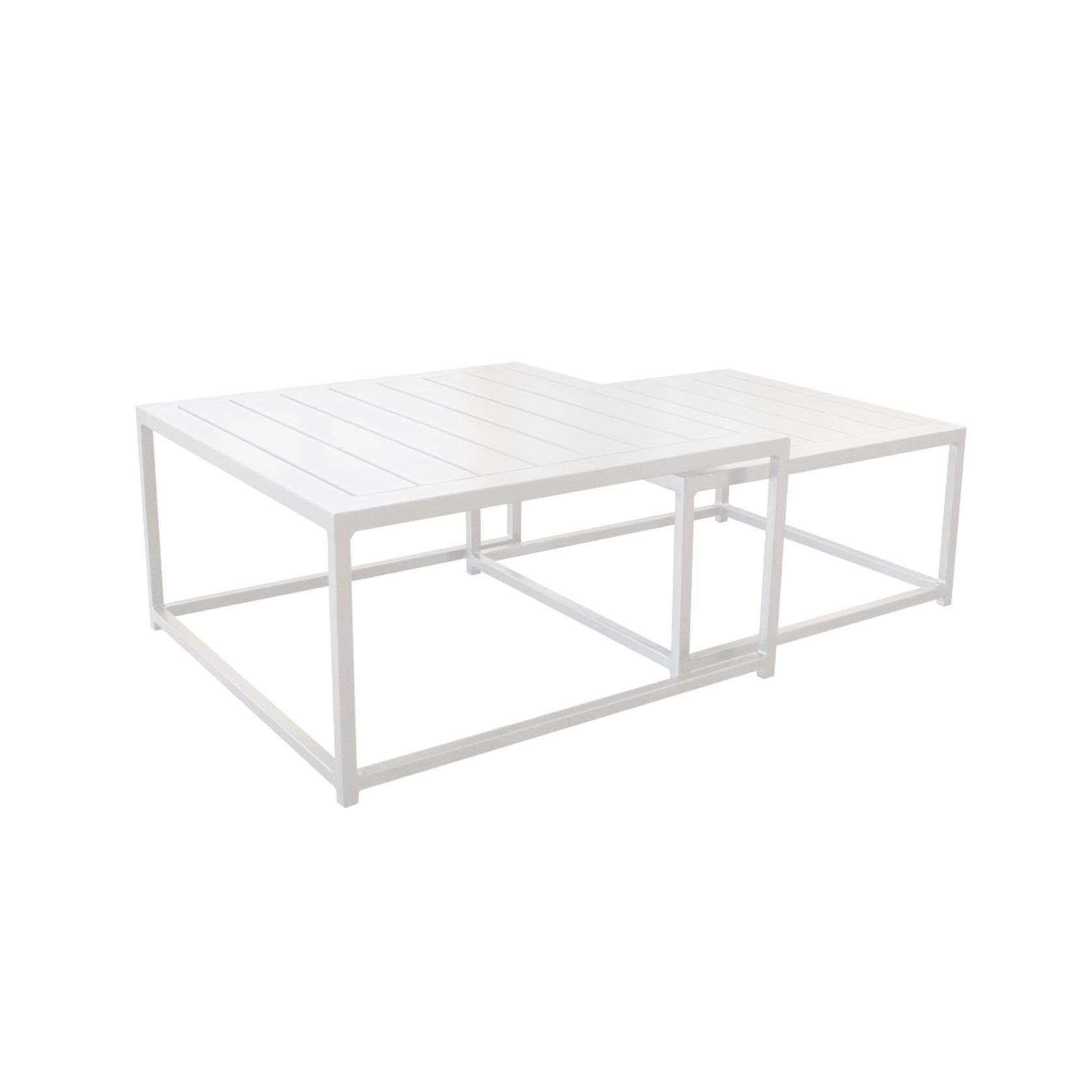 Mood Square Coffee Table Set White gallery detail image