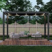 Baltic Motorised Freestanding Louvre Roof Aluminium Pergola gallery detail image