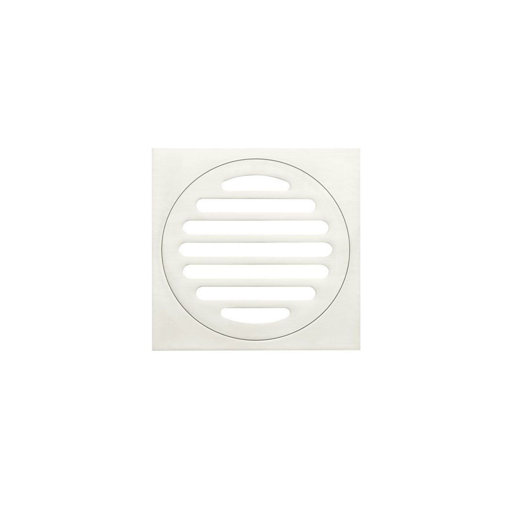 Square Floor Grate Shower Drain 100mm outlet - Brushed Nickel gallery detail image