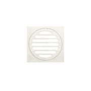 Square Floor Grate Shower Drain 100mm outlet - Brushed Nickel gallery detail image