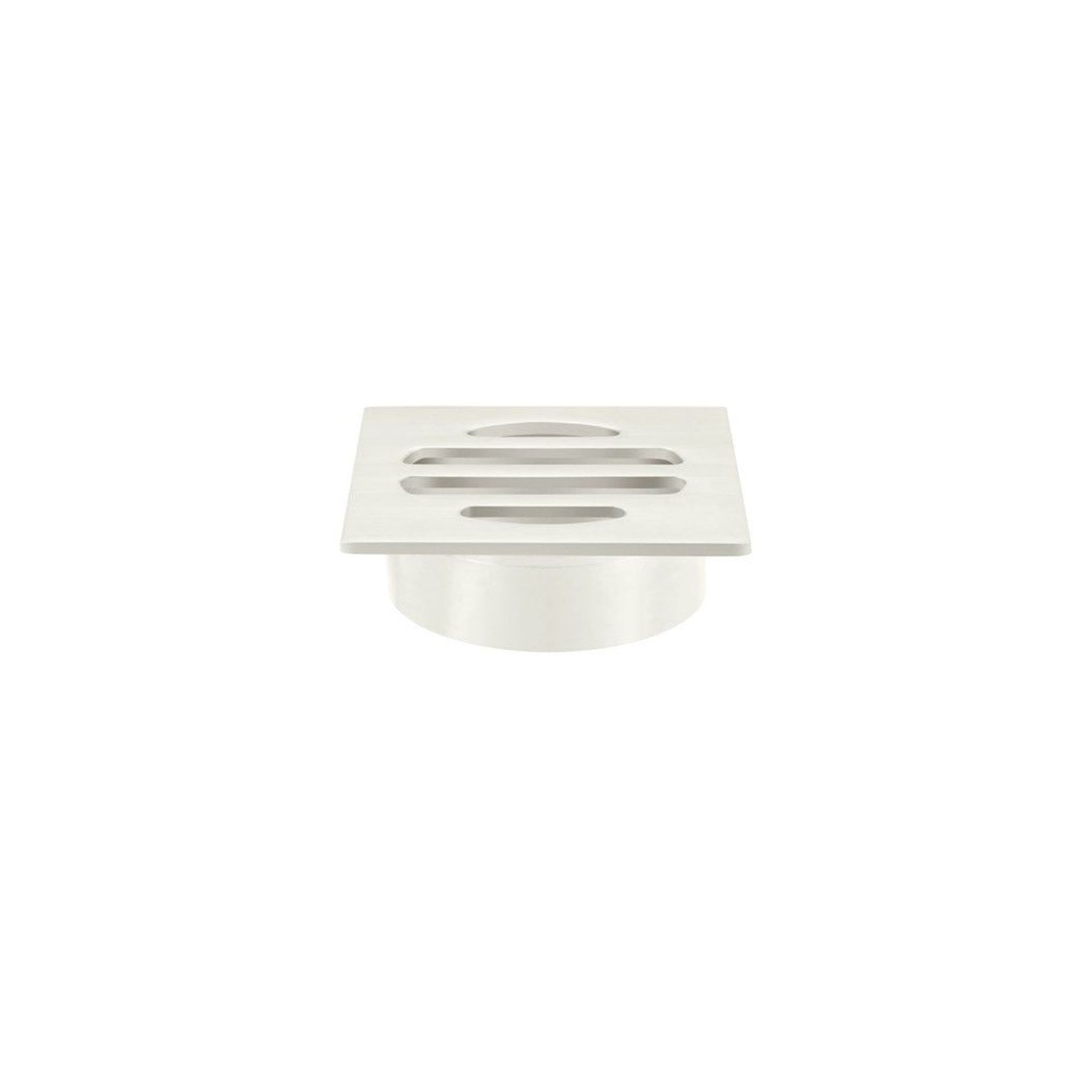Square Floor Grate Shower Drain 50mm outlet - Brushed Nickel gallery detail image