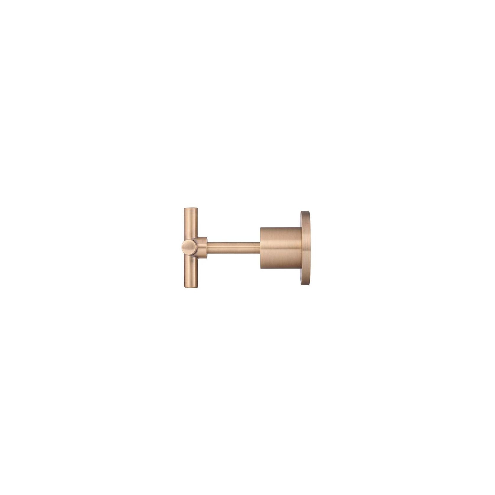 Round Cross Handle Jumper Valve Wall Top Assemblies - Champagne gallery detail image