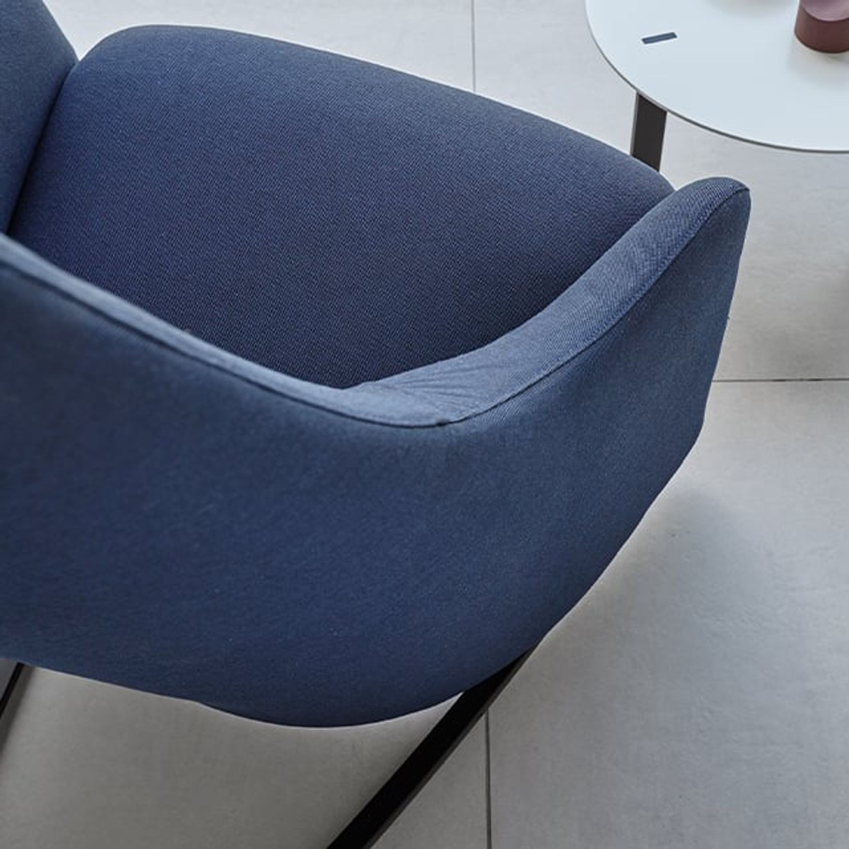 Nagi High Rocking Armchair - Smooth Upholstery gallery detail image
