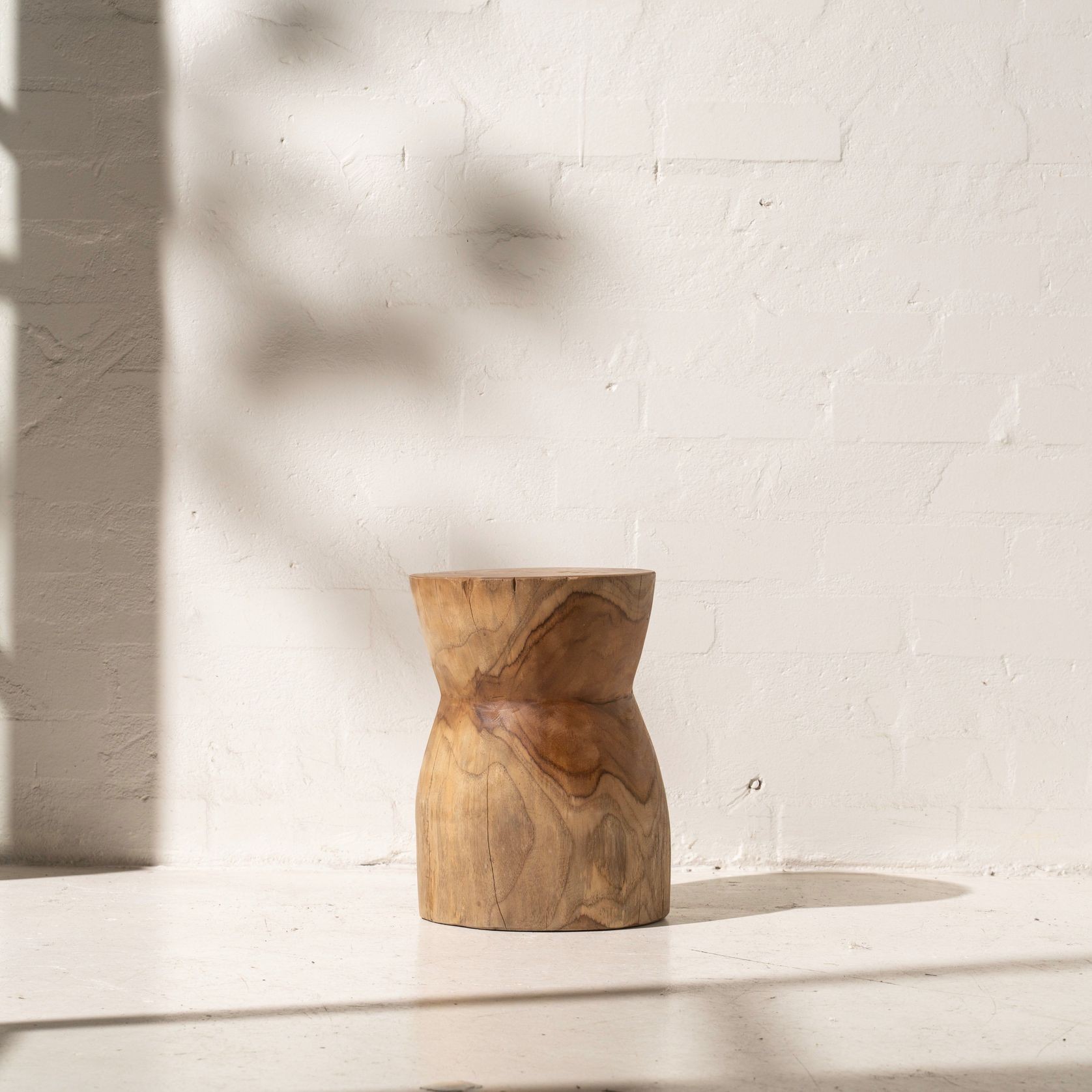 Nail Head Tree Stump Stool gallery detail image