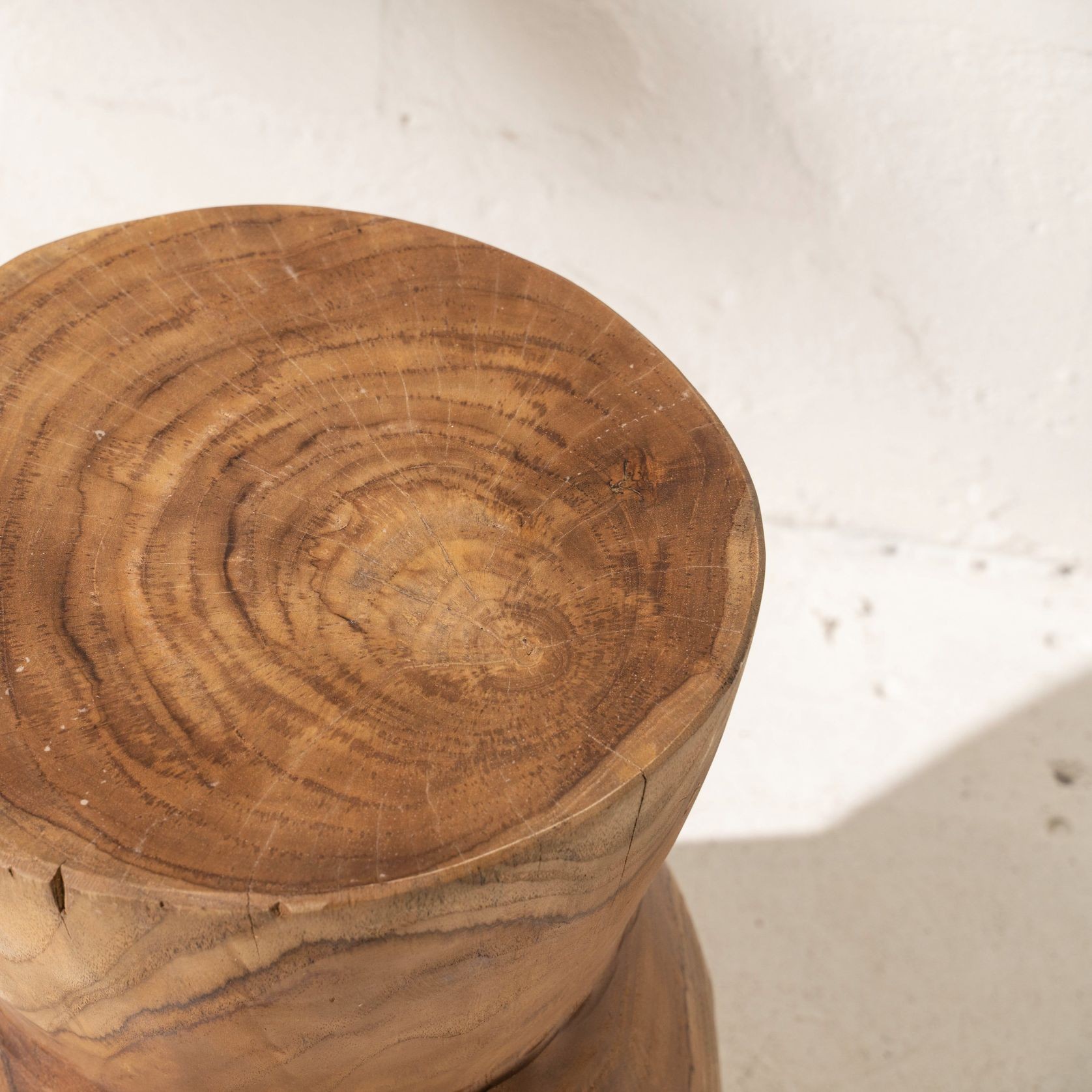 Nail Head Tree Stump Stool gallery detail image