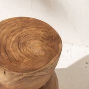 Nail Head Tree Stump Stool gallery detail image