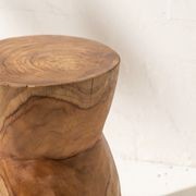 Nail Head Tree Stump Stool gallery detail image