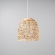 Natural Rattan Lace Pendant Light - Amalfi - 2 Sizes gallery detail image