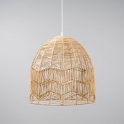 Natural Rattan Lace Pendant Light - Amalfi - 2 Sizes gallery detail image