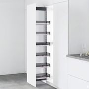 Nero Pull-out Pantry - Side and Bottom Mount - 1760mm Height - Internal Unit - Dark Grey gallery detail image