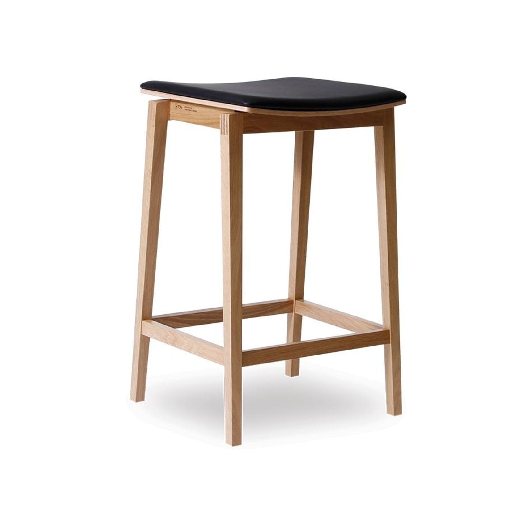Stockholm Kitchen Stool - Natural Oak - by TON gallery detail image