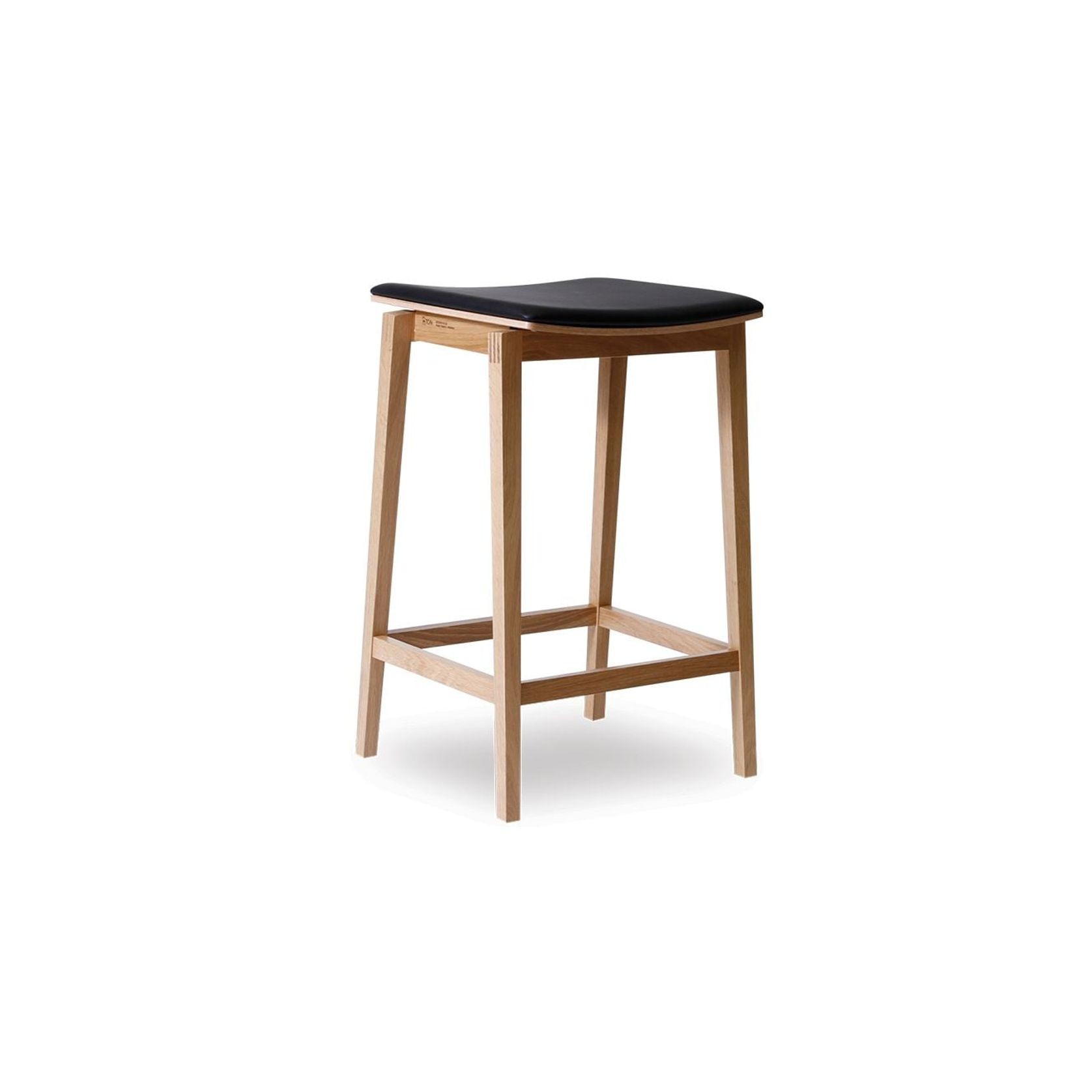 Stockholm Kitchen Stool - Natural Oak  - by TON gallery detail image