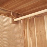 Nilsen Rattan and Teak Wardrobe gallery detail image