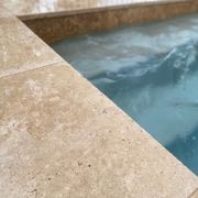12mm Noce Travertine Tiles - Tumbled & Unfilled gallery detail image