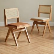 Nordic Designer Solid Oak Dining Chair gallery detail image