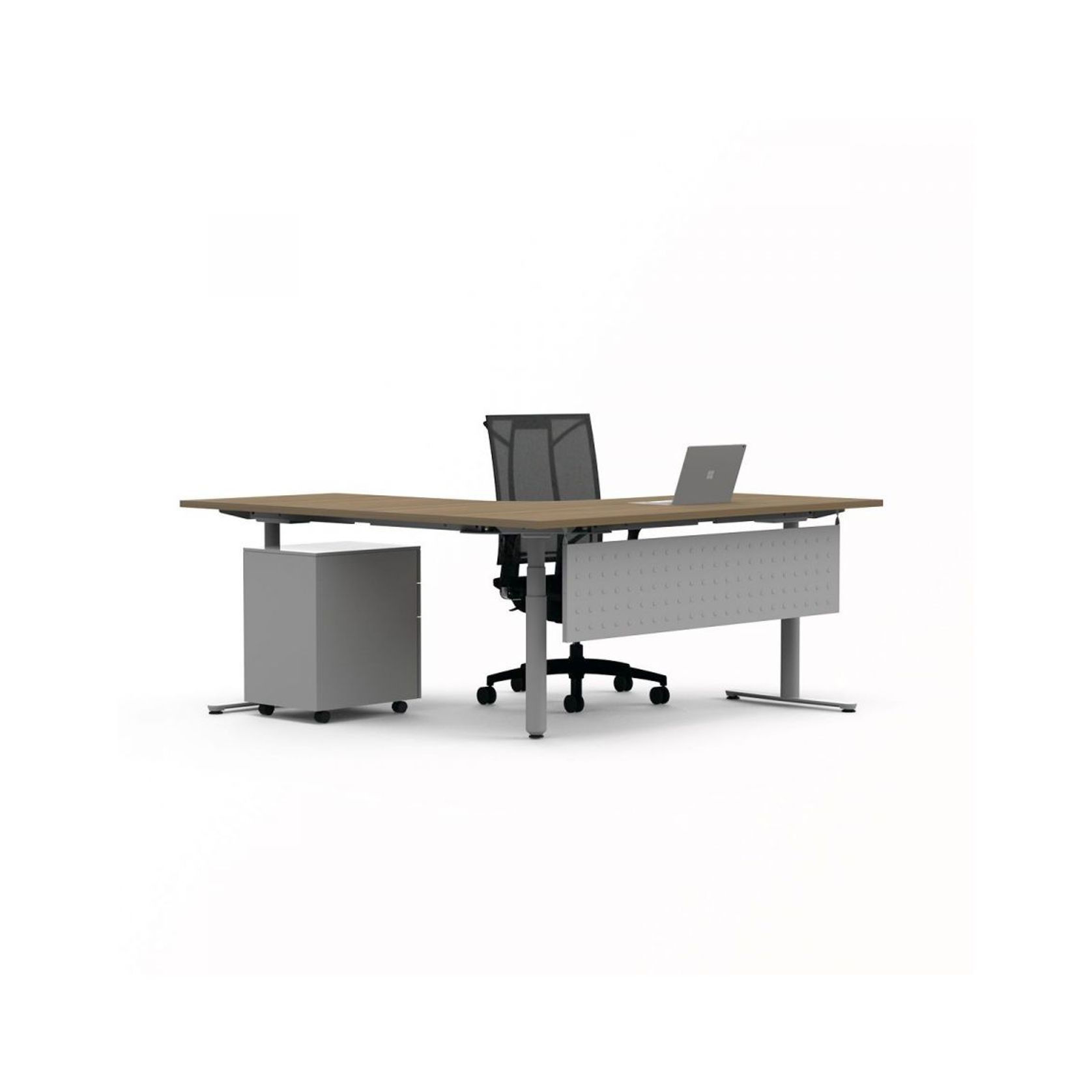 Novare Rondo L Shape Desk Height Adj gallery detail image