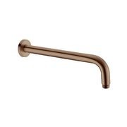 Round Shower Arm 500mm Length Brushed Bronze gallery detail image