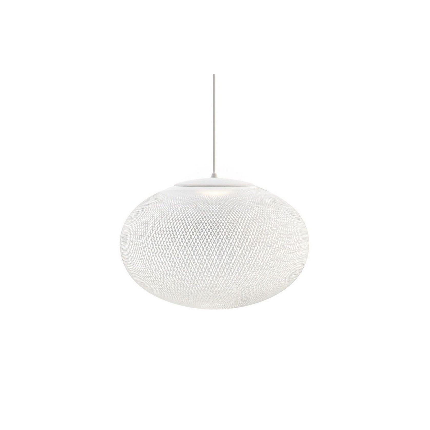 NR2 Medium Suspension Lamp - White gallery detail image