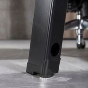 ARTO Executive Office Desk with Reversible Return 1.8M - 2.0M - Warm Oak & Black gallery detail image