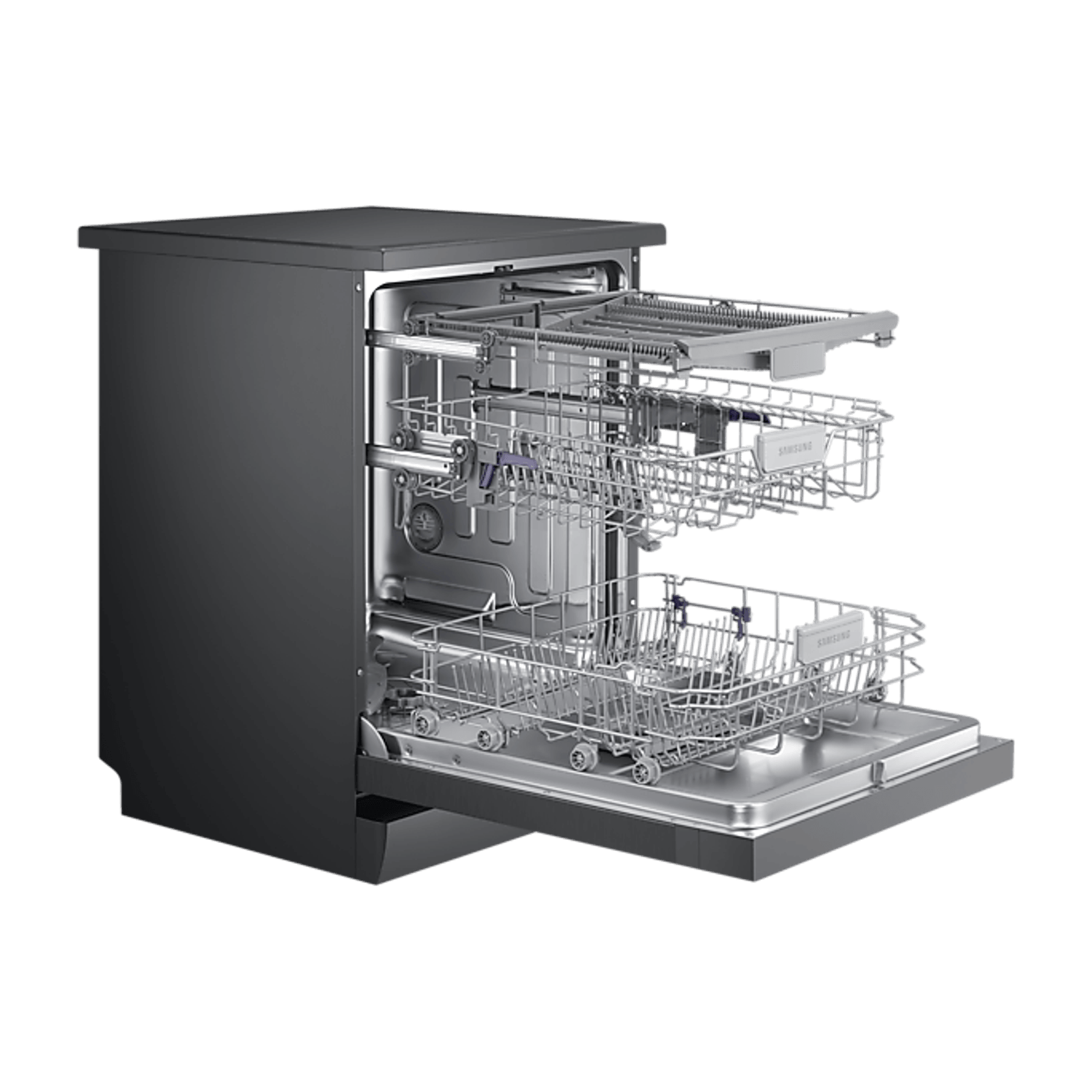 60cm Black Stainless Dishwasher 14 Place Setting gallery detail image