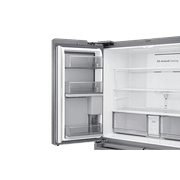 648L Beverage Showcase French Door Fridge Matte Silver gallery detail image