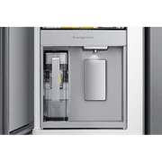 648L Beverage Showcase French Door Fridge Matte Silver gallery detail image