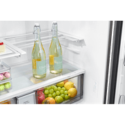 648L Beverage Showcase French Door Fridge Matte Silver gallery detail image