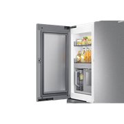 648L Beverage Showcase French Door Fridge Matte Silver gallery detail image