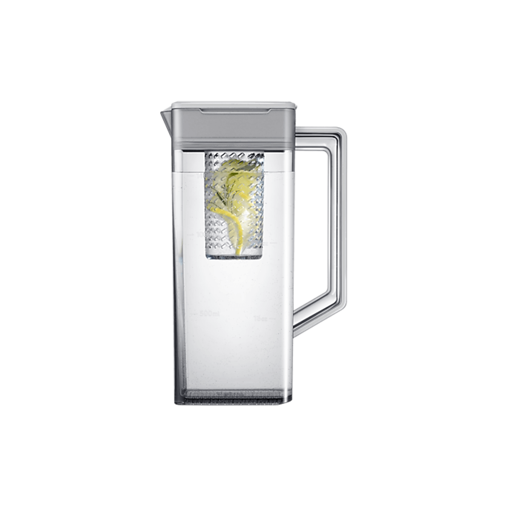 648L Beverage Showcase French Door Fridge Matte Silver gallery detail image