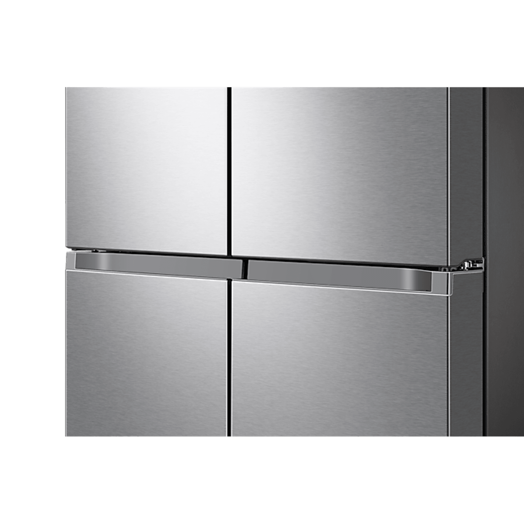 648L Beverage Showcase French Door Fridge Matte Silver gallery detail image