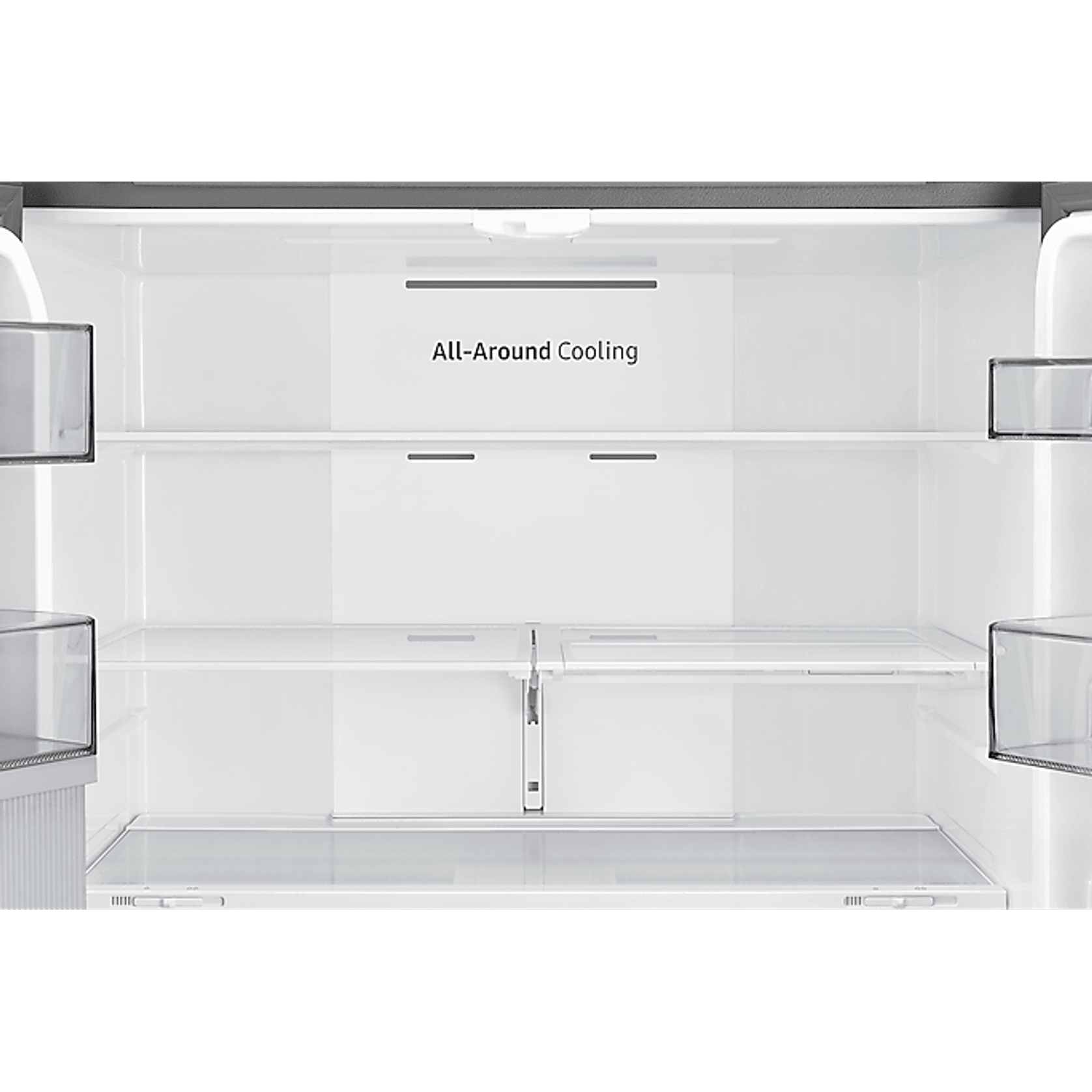 648L Beverage Showcase French Door Fridge Matte Silver gallery detail image