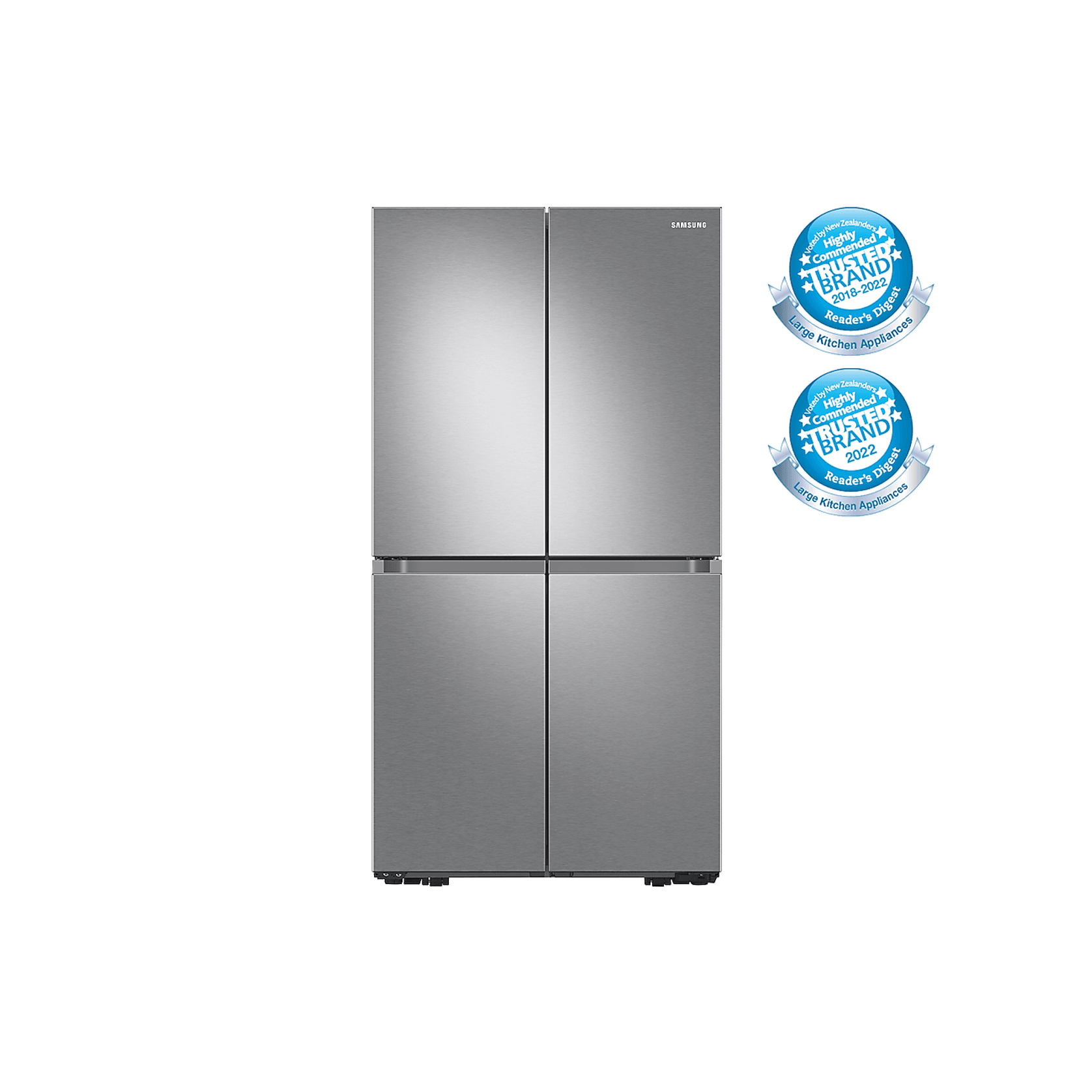 648L Beverage Showcase French Door Fridge Matte Silver gallery detail image