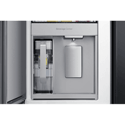 648L Beverage Showcase French Door Fridge Matte Black gallery detail image