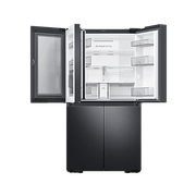 648L Beverage Showcase French Door Fridge Matte Black gallery detail image
