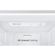 280L Bottom Mount Fridge All Around Cooling Snow White gallery detail image